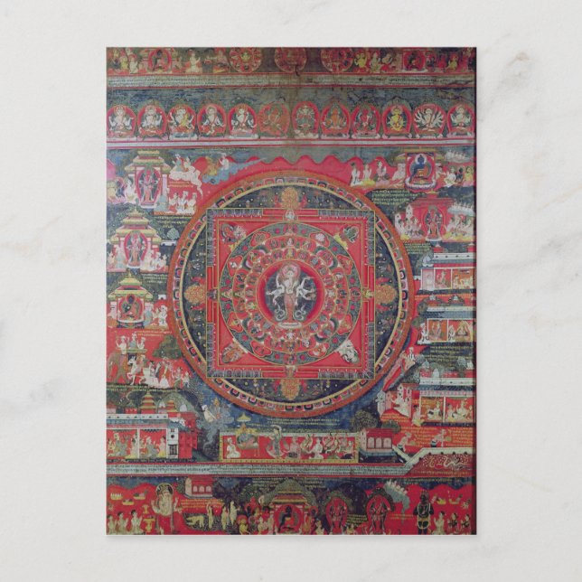 Mandala of Amoghapasa Postcard (Front)