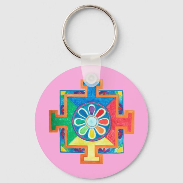 Mandala of Creation  Keychain (Front)
