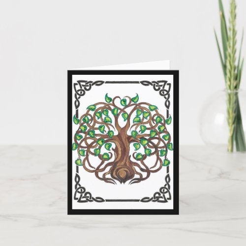 Mandala of Family Tree Card