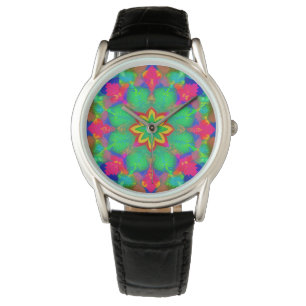 Mandala of forest foliage watch