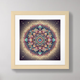 Mandala of Integrity - LMD-539 - Framed Art