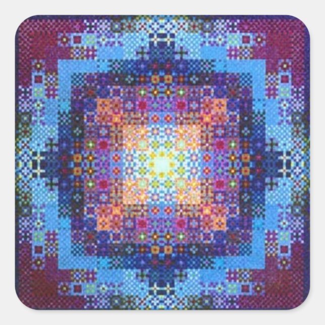 Mandala of Joy and Happiness Sticker (Front)