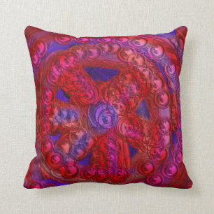 Mandala of Life Throw Pillow