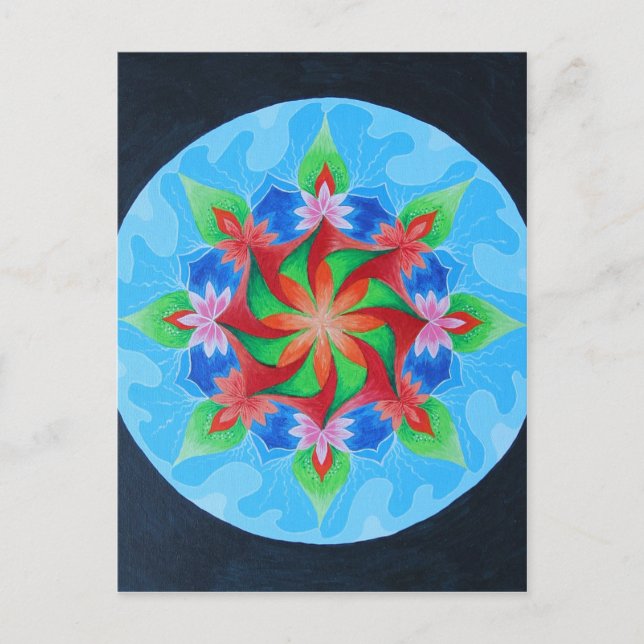 Mandala of Spring Postcard (Front)