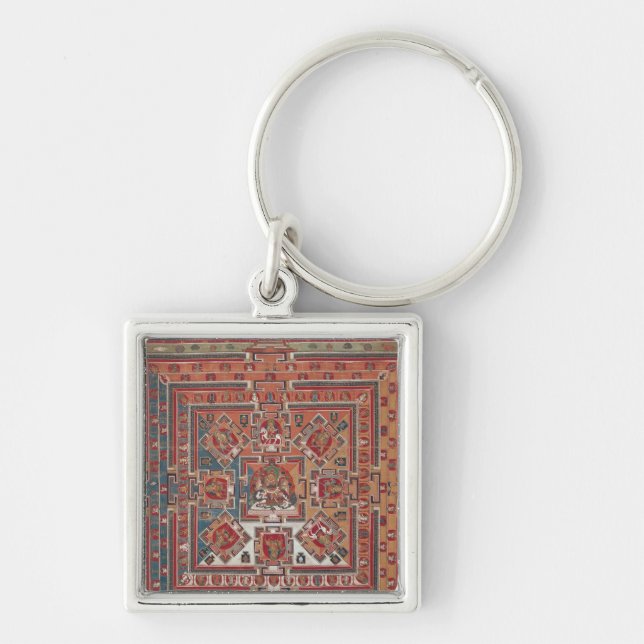 Mandala of Vaishravana Keychain (Front)