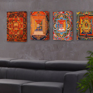 Mandala of Vajradhatu Thangka Canvas Print