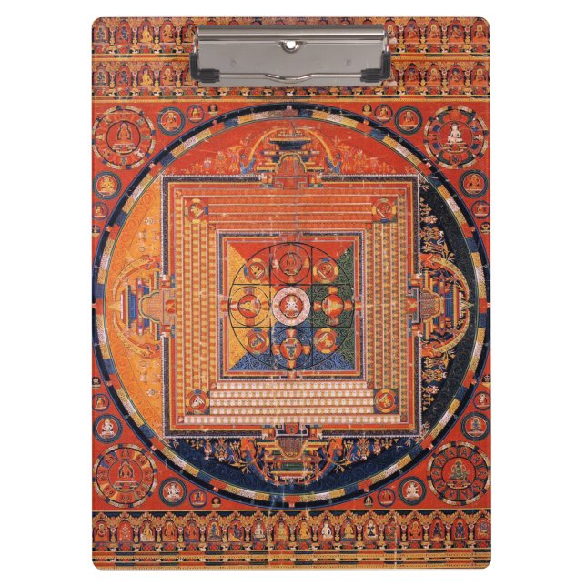 Mandala of Vajradhatu Thangka Clipboard (Front)