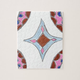 Mandala Oil Painting Art Print Jigsaw Puzzle