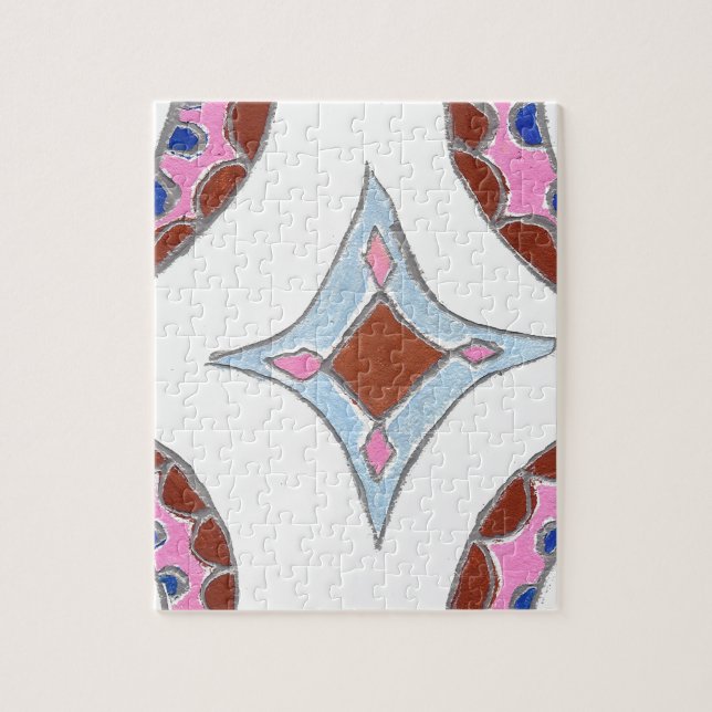 Mandala Oil Painting Art Print Jigsaw Puzzle (Vertical)