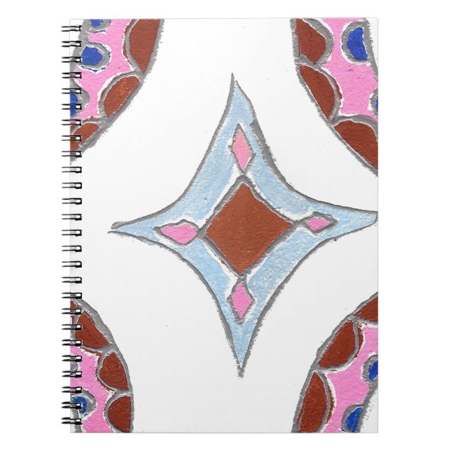 Mandala Oil Painting Art Print Notebook (Front)