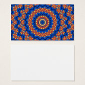 Mandala orange blue (Front & Back)