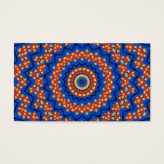 Mandala orange blue (Front)