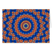 Mandala orange blue (Front Horizontal)