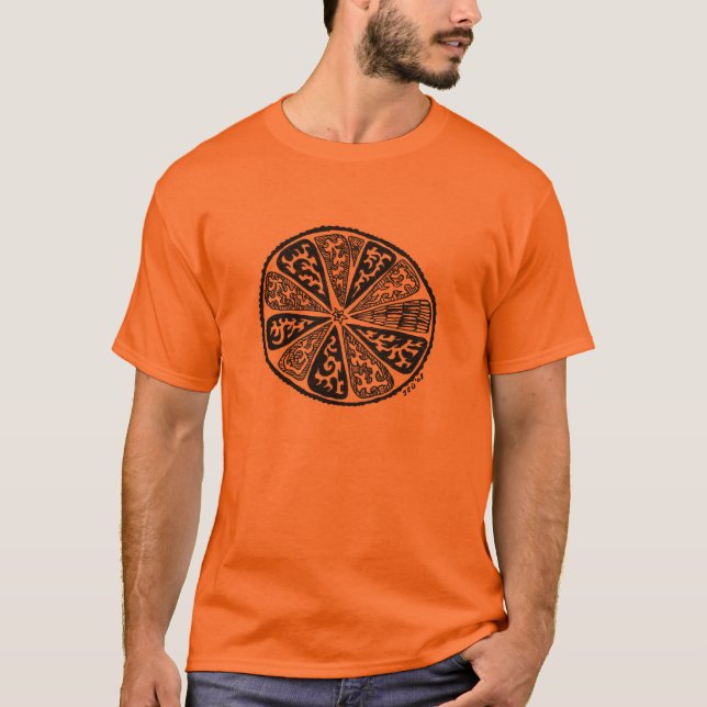 Mandala Orange T-Shirt (Front)