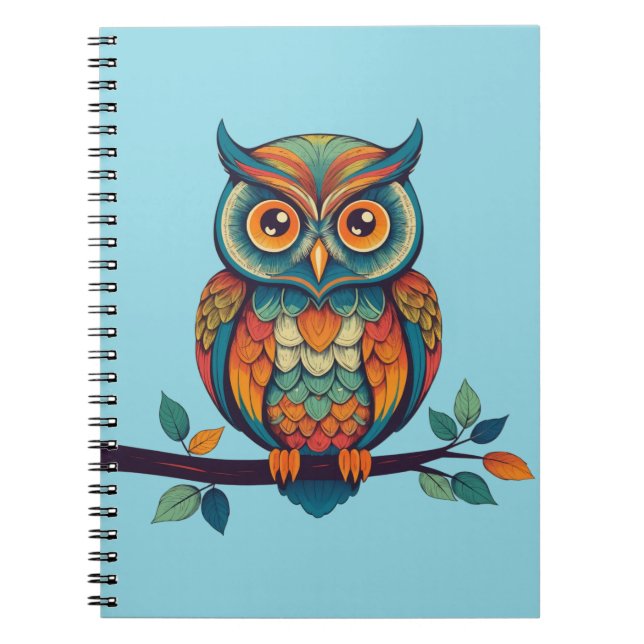 Mandala Owl Notebook (Front)