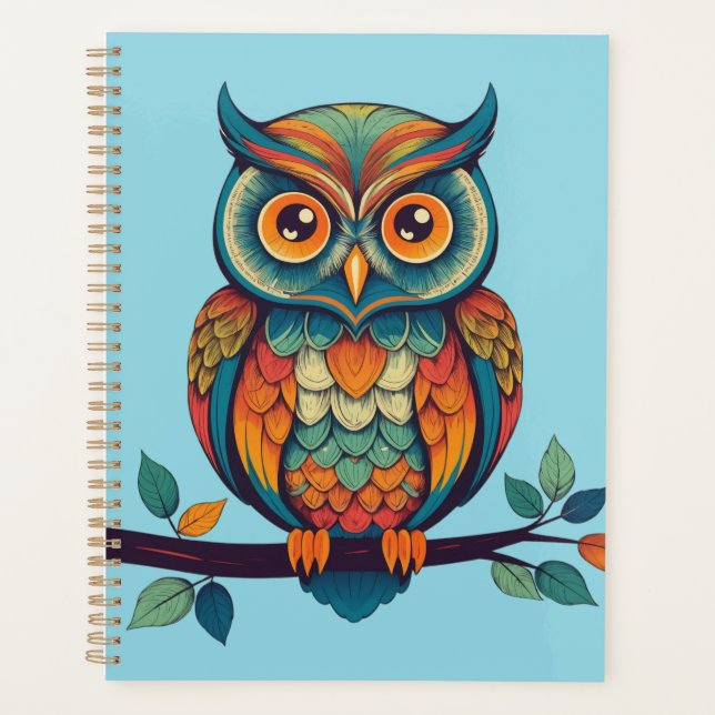 Mandala Owl Planner (Front)