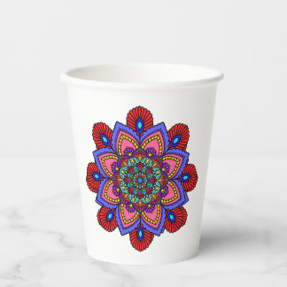 Mandala paper cup