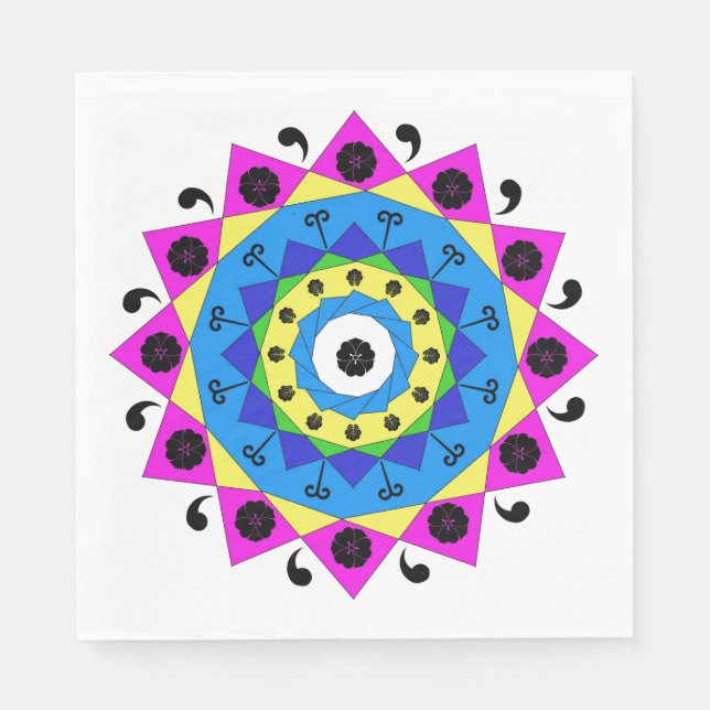 Mandala Paper Napkin (Front)