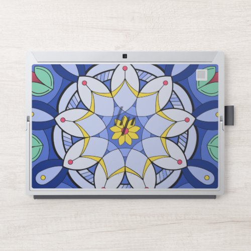 Mandala Pattern 01 HP Laptop Skin