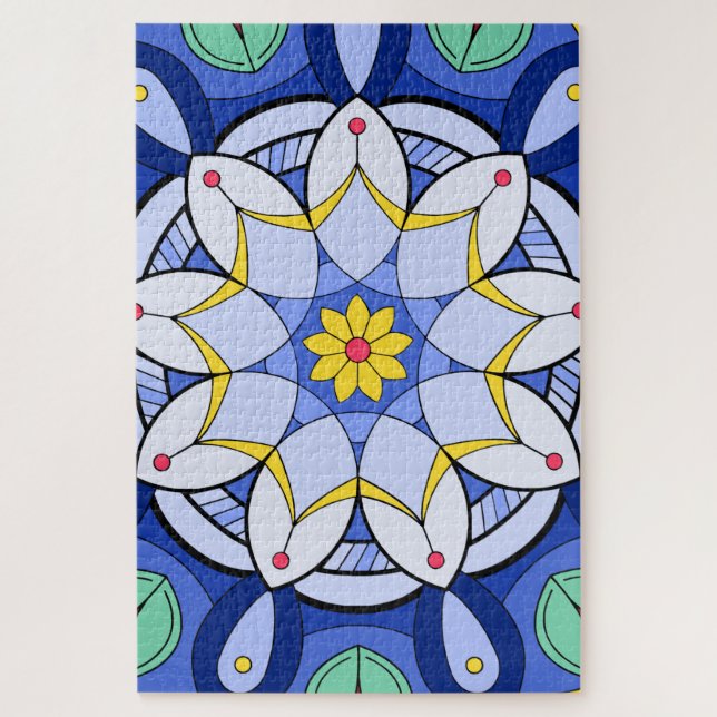 Mandala Pattern 01 Jigsaw Puzzle (Vertical)