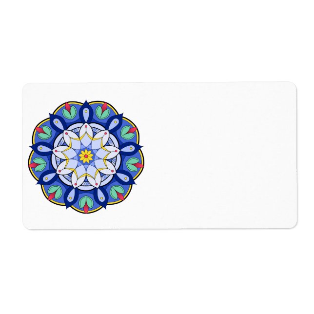 Mandala Pattern 01 Label (Front)