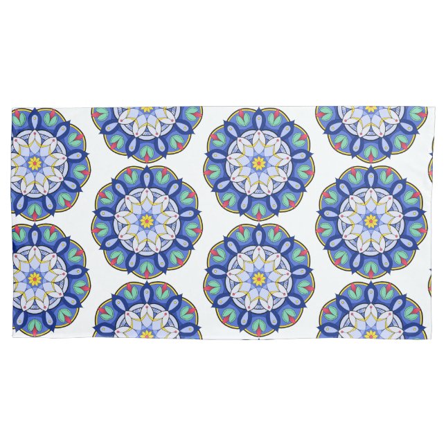 Mandala Pattern 01 Pillow Case (Front-Left)