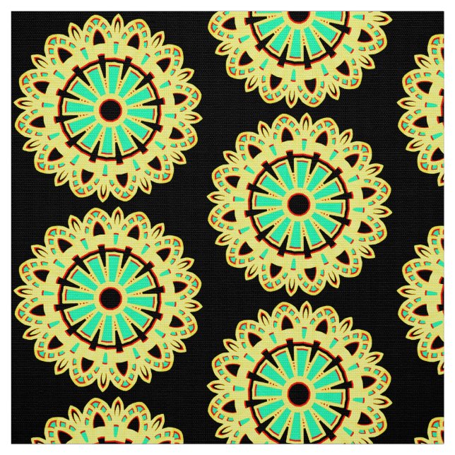 Mandala Pattern 110714(010) Fabric (Swatch)