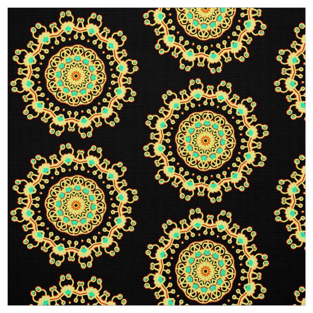 Mandala Pattern 110714(017) Fabric (Swatch)