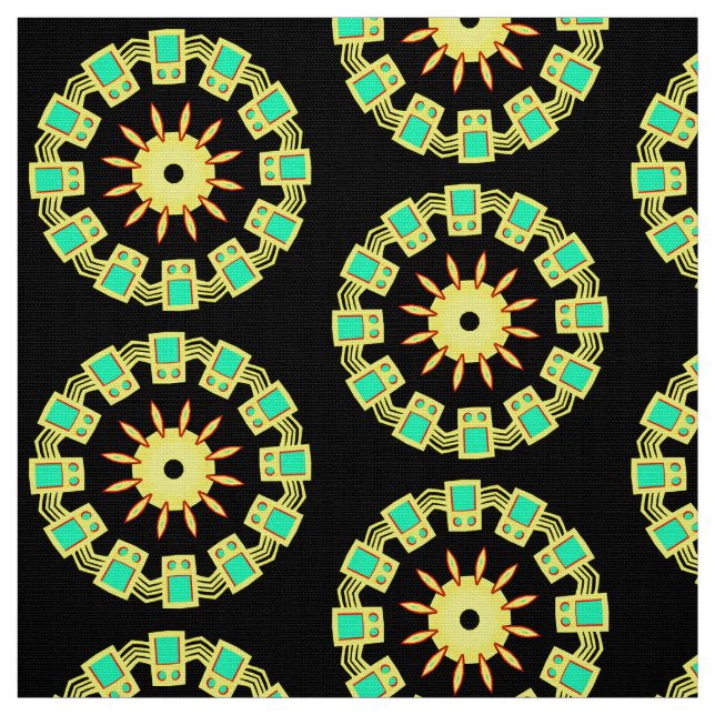 Mandala Pattern 110714(03) Fabric (Swatch)
