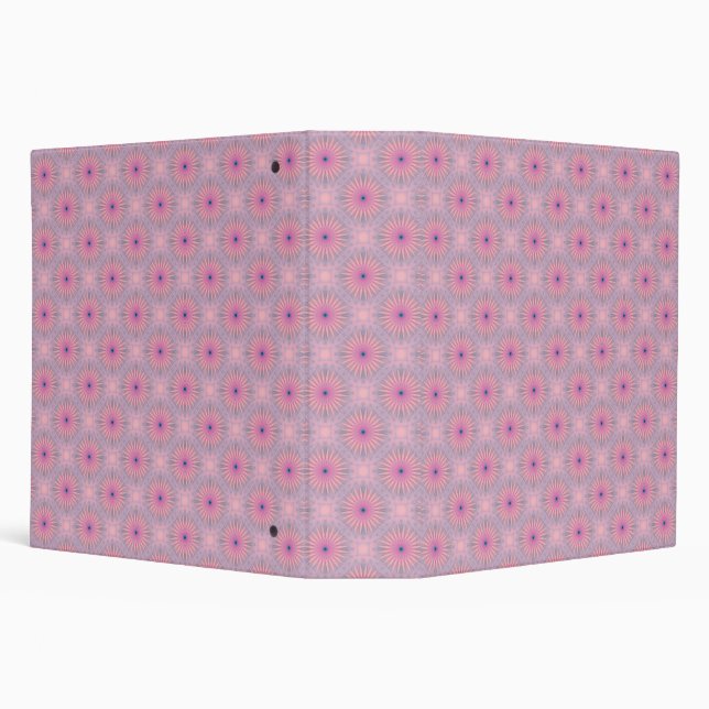 Mandala Pattern 3 Ring Binder (Background)