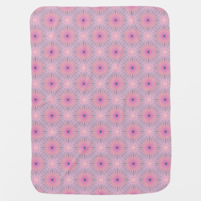 Mandala Pattern Baby Blanket (Front)