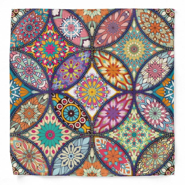 Mandala Pattern - Bandana (Front)