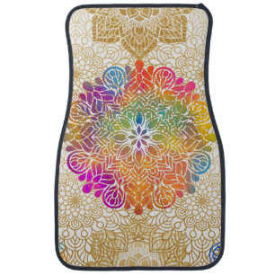 Mandala Pattern Car Floor Mat