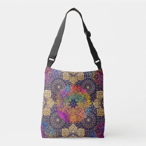 Mandala Pattern Crossbody Bag