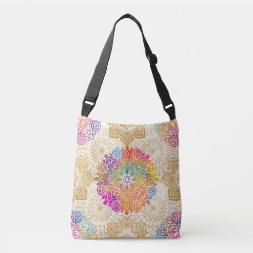 Mandala Pattern Crossbody Bag