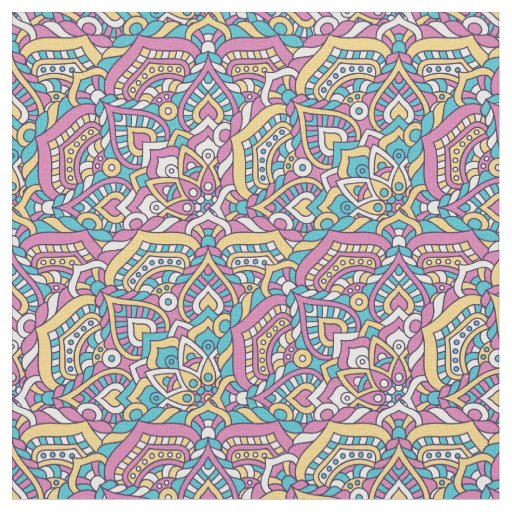 Mandala Pattern Fabric