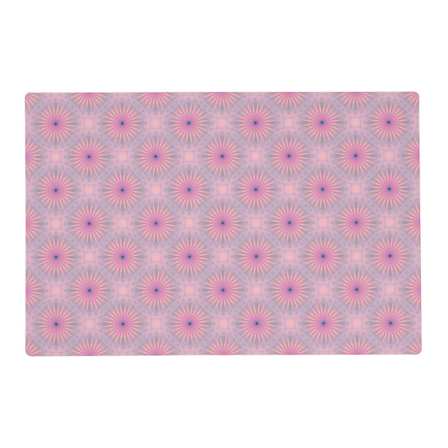 Mandala Pattern Laminated Placemat (Front)