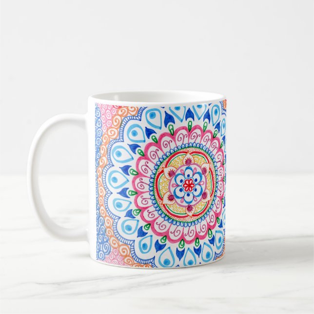 Mandala pattern Mug (Left)