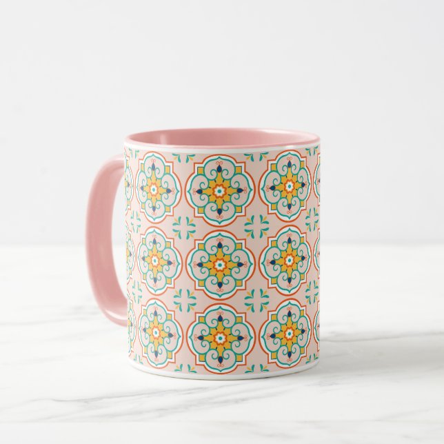 Mandala Pattern Mug (Front Left)