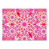 Mandala pattern, shades of pink and coral (Front Horizontal)