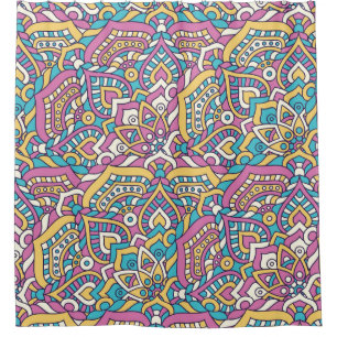Mandala Pattern Shower Curtain