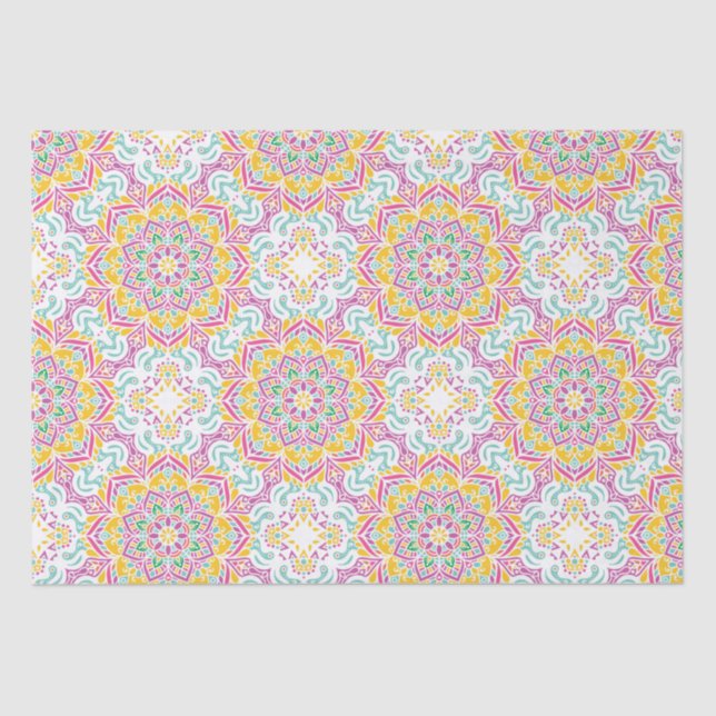 Mandala Pattern  Tissue Paper (Front)