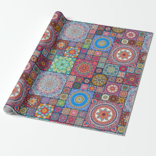 Mandala Pattern Wrapping Paper