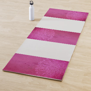 Mandala Pink Yoga Meditation Mat