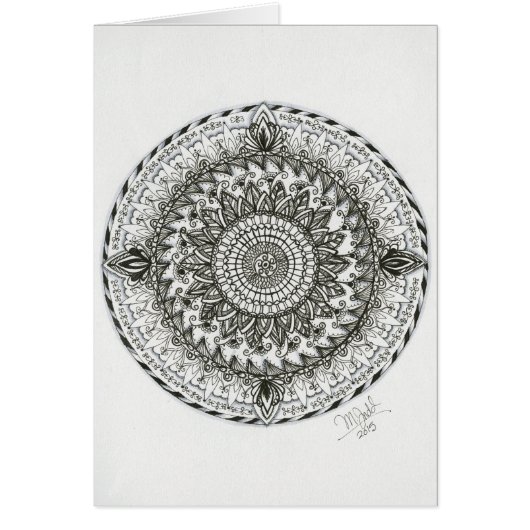 Mandala - Pisces Gemini Zendala card (Front)