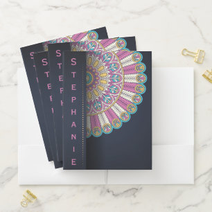 Mandala  pocket folder