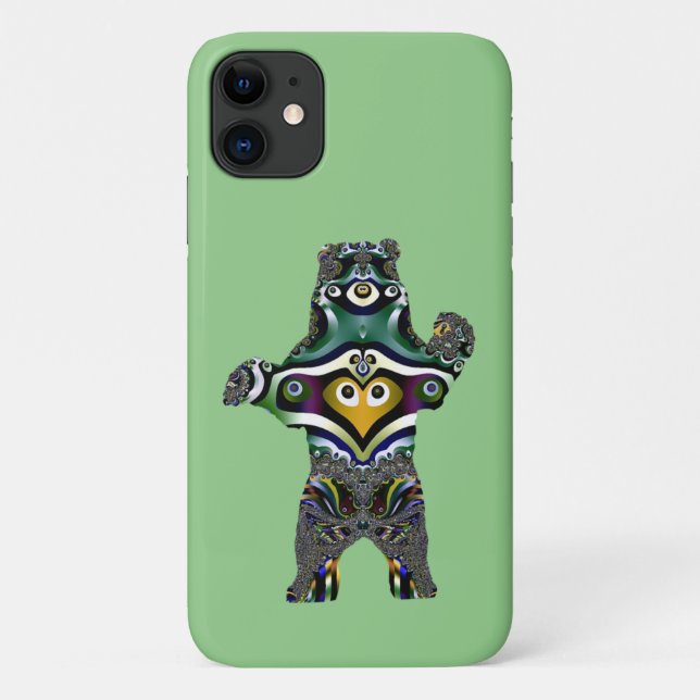 Mandala Polar Bear Case-Mate iPhone Case (Back)