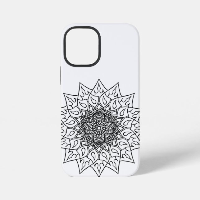 mandala pop art iphone case (Back)