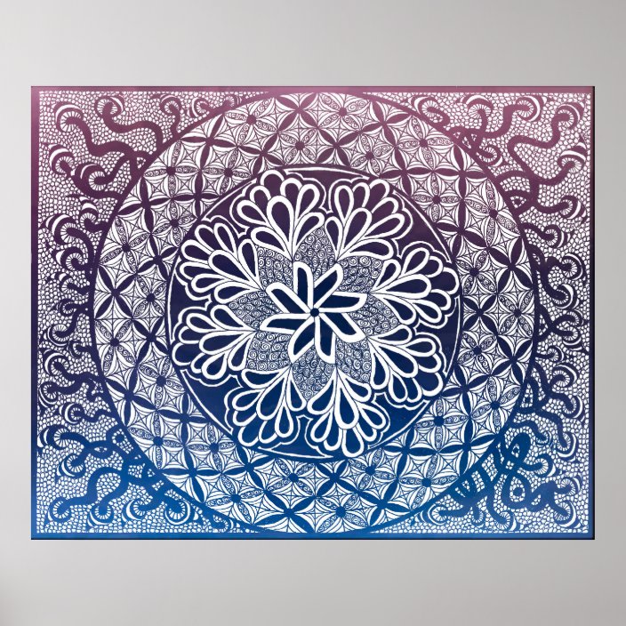 Mandala Poster | Zazzle.com