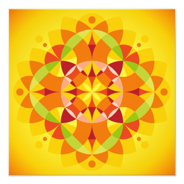 Mandala Prana Photo Print (Front)